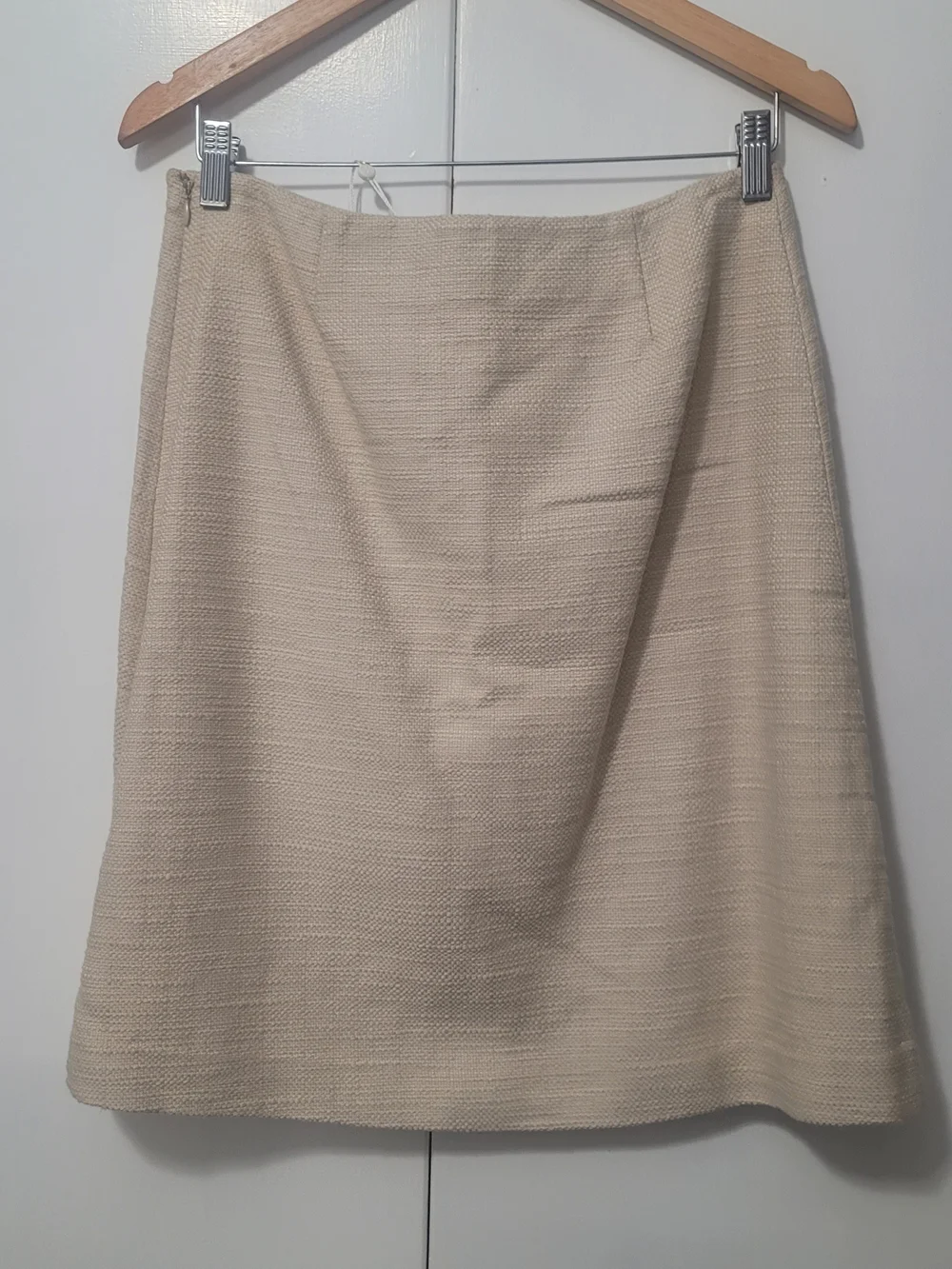 Tory Burch Cream Embellished-Collar Skirt Suit Jacket And Skirt Reg $650